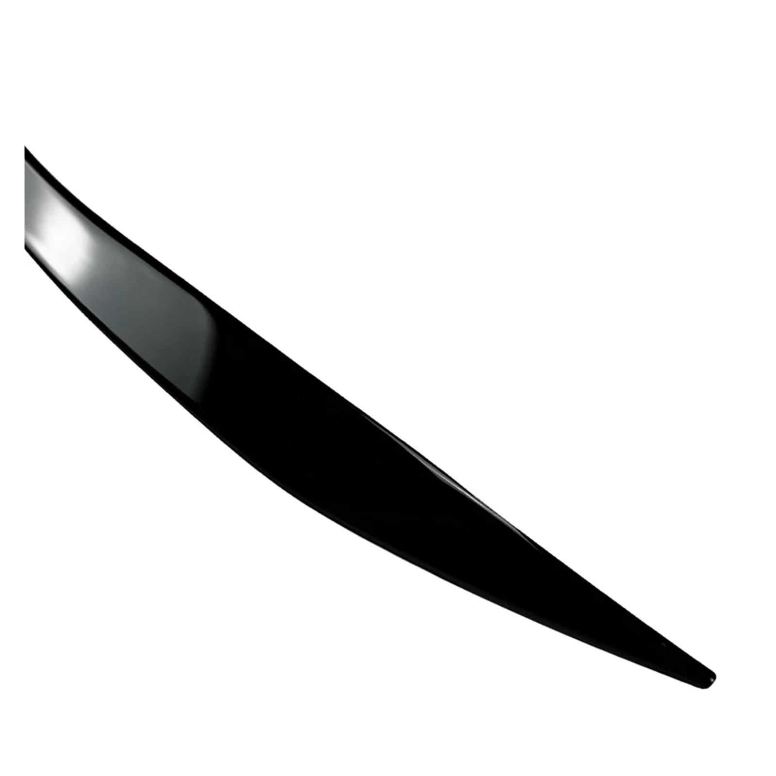 2 szt. Przedni reflektor samochodowy powieki osłona brwi dekoracja Compatible With F10 F11 serii 5 2015 2016 2017(Bright Black)