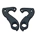 Price comparison product image Generic MTB Bicycle Parts Transmission/road Bike Frame Tail Hook Lug Pull Hook Cycling Road Bicycle Frame Gear Rear Derailleur Hanger Dropout Frame Tail Hook Lug For Pinarello Carbon Firber Road Bike Frame Aluminum-alloy after Forging / Black 2 PCS With Screw