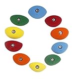 10 Small Simple Crimps Set #2 | Climbing Holds | Mixed Bright Tones