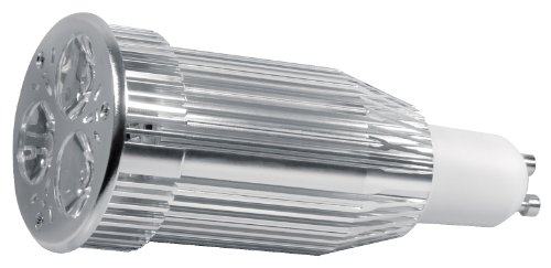 Transmedia LP2-39FL - Bombilla LED, 9 W, temperatura de color 3000 k, casquillo GU10, color blanco