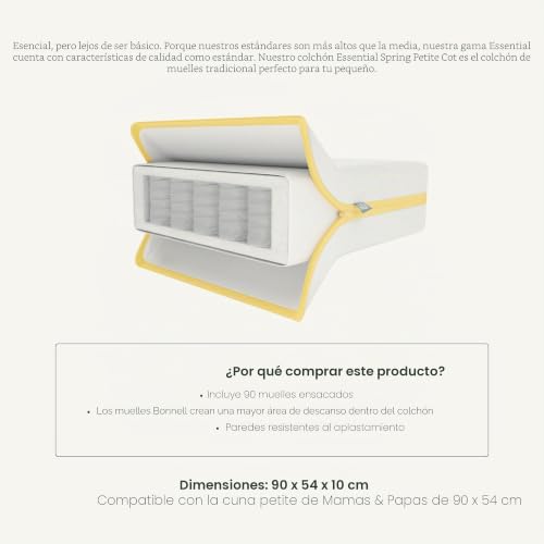 Colchón de muelles ensacados para cuna pequeña en habitaciones compartidas de bebé 3