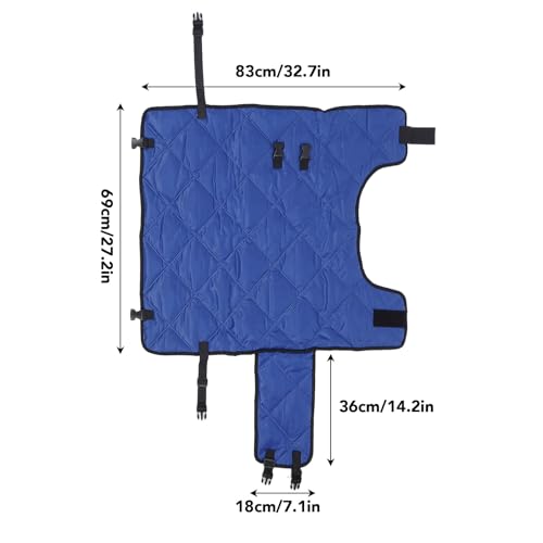 Cobertor para Bezerro de Gado, Design Redondo, Fecho Elástico, Tamanho Ajustável, Design de Gancho e