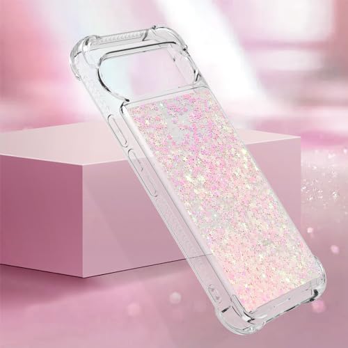Coque Pixel 10 Pro XL paillette liquide rose idéale pour vos sorties et soirées - 6