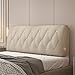 Generic Kopfteilkissen,Weicher Fall Wandkissen Bettrückenlehne Sturzpad Lendenpolster Waschbarer Bezug Für Schlafzimmer, Tagesbett, Bettbank, Dekoration,B,with headboard 59"/150cm