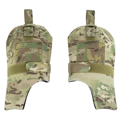 Hombreras ajustables de camuflaje para chalecos tácticos y correas de mochilas