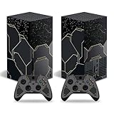 TANMii Schützende Vinyl Haut Aufkleber Abdeckung Für Xbox Series X Konsolen Hüllen Wrap Aufkleber Mit Zwei Kostenlosen Wireless Controller Aufklebern(99671) Faceplates Protectors Skins (Color : 1)