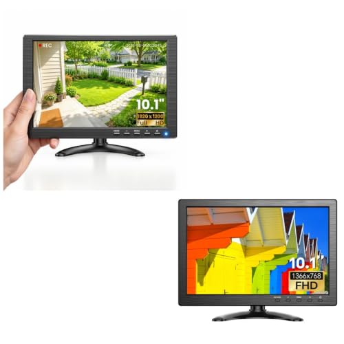 Image of Eyoyo 10 inch 1920x1200 Monitor & 1366x768 Monitor