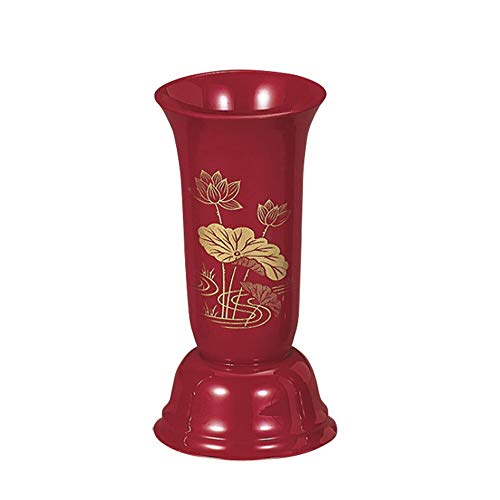 京仏壇はやし 仏具 線香差し 3.5寸 黒・朱 【仏具拭きミニクロスセット】