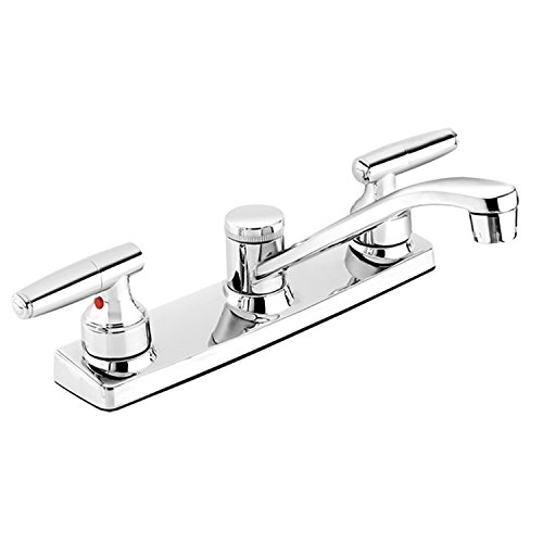 Plumb Pak Ebu65Wcp Low Arc Dual Handle Swivel Kitchen Faucet, Polished Chrome #TOP7