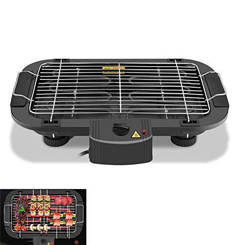 Elektro-Grill, 2000W High Power Rauchfrei Table BBQ Grillen, Griddleplatte mit 5 Stufen der Temperatureinstellung, für Heim Indoor Outdoor