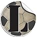 Wall Letters "L" Soccer Ball Letter Stickers Alphabet Initial Vinyl Sticker Kid Decals Children Room Decor Baby Nursery Boy Bedroom Decorations Child Names Personalized Decal Graphic Sports Balls Girl