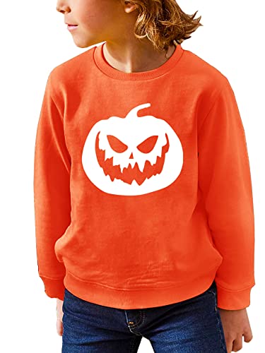 Image of Remimi Kids Halloween Sweatshirt Long Sleeve Thanksgiving Tops 3-14 Years