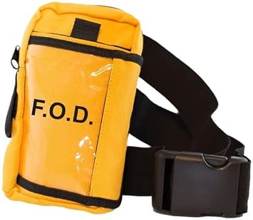 FOD Bag Vinyl Aerospace Aircraft Tool Bag Pouches Made Custom to Size with Pockets Zipper - Clear Pockets for Personal Items - Help Eliminate Foreign Object Debris Or Store Hand Tools