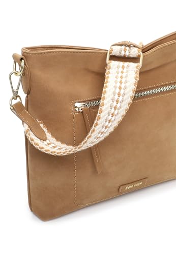 Bandolera SFY Christy 16970, bolso de mano para mujer en color liso atemporal 6
