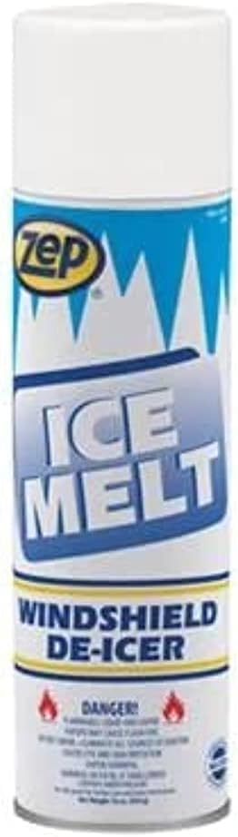 Zep Ice Melt Aerosol De-Icer for Windshields and Windows - 20 oz (Case of 12) 17601 - Ready-to-Use Aerosol