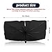 Car Windshield Sun Shade,Foldable Car Shade Umbrella for Blocking Sunlight & Insulating Heat,Portable Windshield Cover Sun Shades Cars Interior Accessories for Cars SUVs