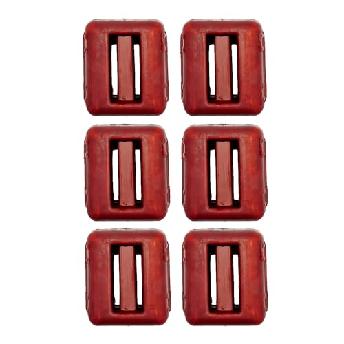 NAMAKA® Plomo Sub Lastre Sub plastificado Rojo para Submarinismo (bucear) de 1 a 7 kg en un solo paquete (rojo, 6 unidades)