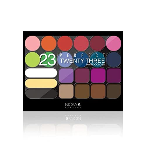 NICKA K Perfect TWENTY THREE 23 MATTE COLORS Eye Shadow & Blush Set (AP 035)