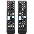 [ 2 Pack] N59-01315A Remote Control Replacement for Samsung-Smart-TV-Remote All Samsung LED QLED LCD 6/7/8/9 Series 4K UHD HDTV HDR Flat Curved Smart TV, with Netflix, Prime Video and Hulu Button