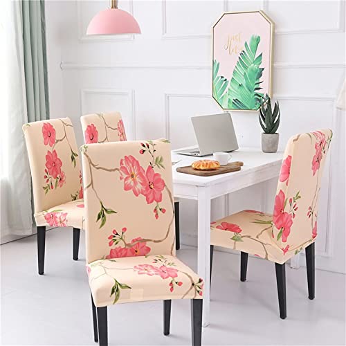 Housse de chaises extensible pour protéger et rénover 6 pcs