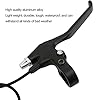 Tissting 1 Pair Electric Scooter Brake Lever with Waterproof Connector, 22.2mm 3 Wire Bicycle Brake Levers Aluminum Alloy Bicycle Left Right Brake Handle for 12-72V Motorized Bike E-Bike #4