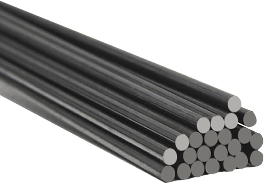 1/16" Tungsten Electrodes Black rod 1.6mm with Cerium 2%,WC20 Cerium tig Welding Rods for Iron Carbon Steel and Stainless Steel, Length 17.72inch/450mm (Package: 1kg)