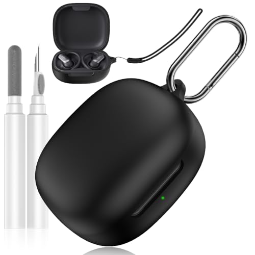 LDSXAY for Shokz OpenFit Air 2 �P�[�X�J�o�[ �ϏՌ��V���R���X�L�� | Shokz OpenFit Air 2���C�����X�C���z���p���h�~�ی�P�[�X �N���[�i�[�L�b�g�A�J���r�i�A�X�g���b�v�t���B