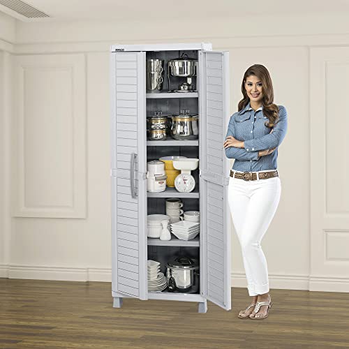 Rimax 11566 Storage Cabinet, Large, Grey #TOP1