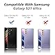 CloudValley Kameraschutz Schutzfolie Kompatibel mit Samsung Galaxy S21 Ultra, Anti-Kratzer und Anti-Staub 9H Härte HD Camera Protector - [3 Stück Schwarz]