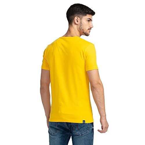 Image of Being Human Cactus Green Regular Fit Round Neck Men's T-Shirt Clothing