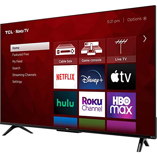 Tcl 32S359 32 Inch Class 3-Series Full Hd 1080P Led Smart Roku Tv Bundle With Premiere Movies Streaming + 19-45 Inch Tv Wall Mount + 6-Outlet Surge Adapter + 2X 6Ft 4K Hdmi 2.0 Cable #TOP2