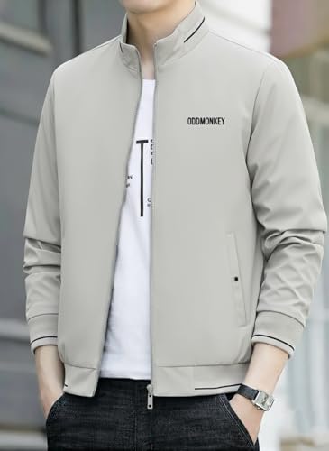 Image of ODDMONKEY Mens Jackets || Jacket For Men || bomber jacket for men || Lightweight Outwear Sportswear Bomber Jacket
