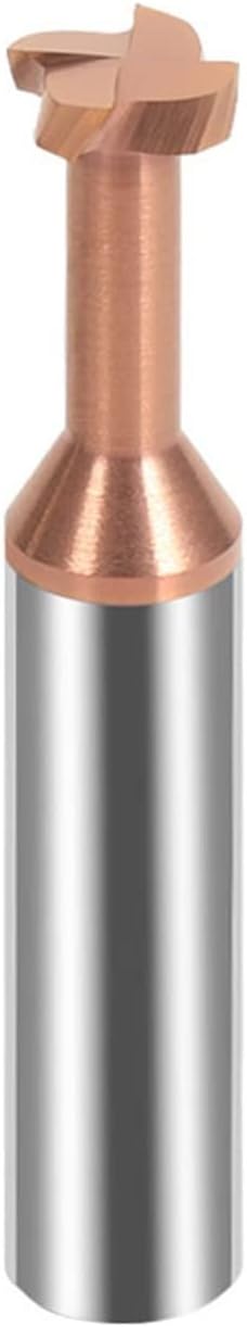 1pcs 4 Flutes T Slot End Mill Cutter 6mm 8mm Shank Integral Tungsten Steel End Mill HRC55 T Slot Milling Cutter CNC Grooving Knife Carbide Router Bits