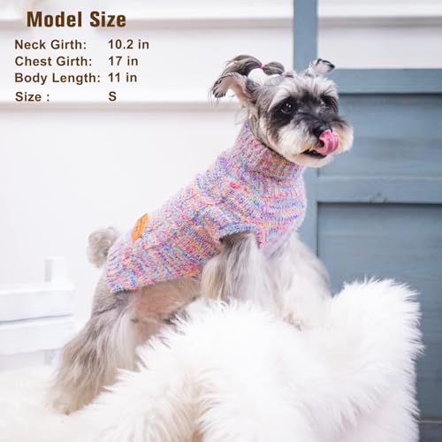 Image of BEAUTYZOO Dog Sweaters for Large Dogs, Knit Clothes with Harness Hole