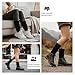 Women's Premium Retro Slouchy Socks Soft Cotton Blend, Cushioned Crew For Sneakers, Boots & Casual Fashion