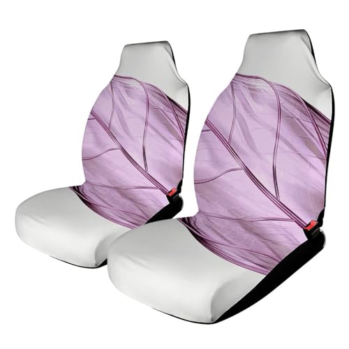 Housses de siège de voiture imperméables feuilles lilas universelles