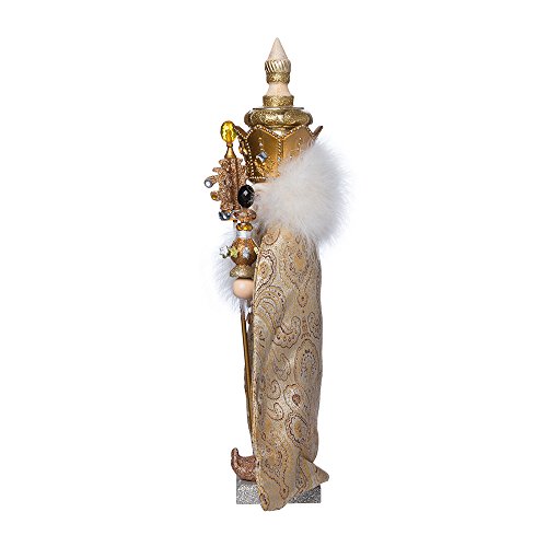 Kurt Adler 18-Inch Hollywood Gold King Nutcracker - Thumbnail 5