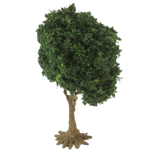 BESPORTBLE Trees Model: Mini Jungle Tree, Model Train Scenery Tree Model, Trees Figurines with Base for Scenery Landscape Cake Building Craft Green1