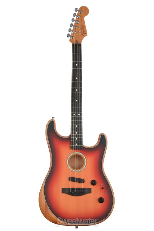 Amazon.com: Fender American Acoustasonic Stratocaster Acoustic