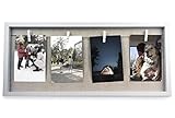 FACIL DE COLGAR EN CUALQUIER PARED - Gracias a su anclaje trasero central que se puede doblar con la mano, el marco para fotos se puede poner en cualquier pared fácilmente bien sea con tacos y alcayatas o con ganchos para colgar cuadros como el que tiene incluido.