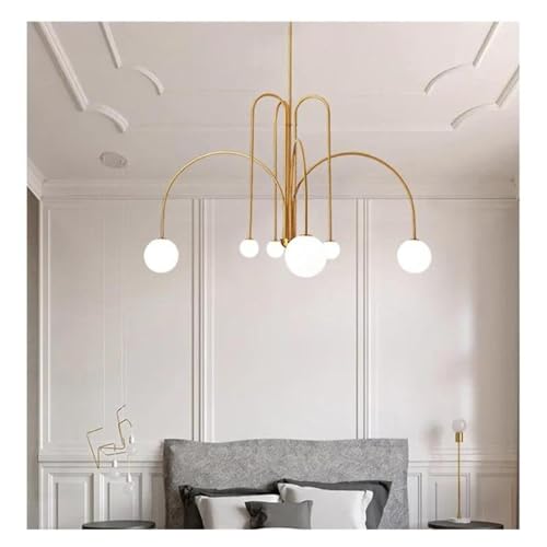 Lampe salon minimaliste et grand lustre d'art créatif 130CM
