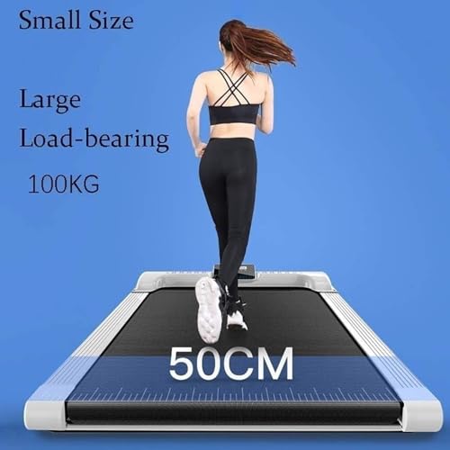 Image of Folding Treadmills Portable Automatic Treadmill Compact Under Desk Treadmills for Home Gym, Remote Control, 1.75Hp Multifunctional Flat Treadmill