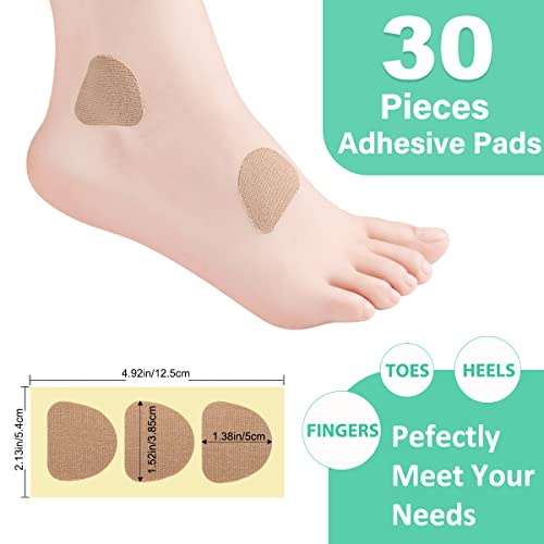 Moleskin For Feet Blisters, Moleskin Tape Flannel Adhesive Pads, Blister Prevention Tape, Moleskin Pads For Feet, Heel Stickers Protection Pad, Blister Bandage Reduce Pressure And Friction- 10 Sheets #TOP1