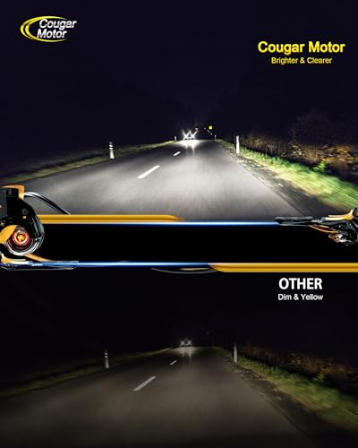 Cougar Motor H11 Light Bulbs, H8 H9 Light Bulb Fanless 6500K Plug and Play Direct Installation Fog Light or Off-Road - Pack of 2 - Thumbnail 2