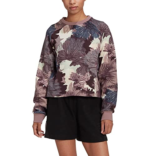 Adidas-Pullover-Damen Adidas Womens Sweatshirt W AOP