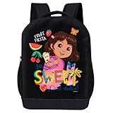 Fast Forward Dora the Explorer Backpack for Kids | Dora the Explorer Bookbag Featuring Colorful Adventure Graphic | Toddler Travel Bag, Lightweight Backpack for School | Ages 3+