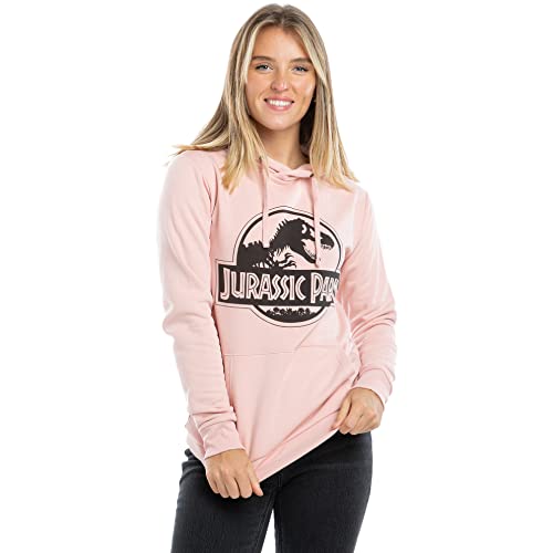 Preisvergleich Produktbild Jurassic Park Damen Logo Hoodie Kapuzenpullover, Dusty Pink, Small