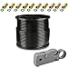 Produktbild Premium X 100m PROFI Koaxialkabel Schwarz CU 135dB 4-fach Koax Kabel SAT Antennenkabel 10x F-Stecker Abisolierer 0,51 EUR/m