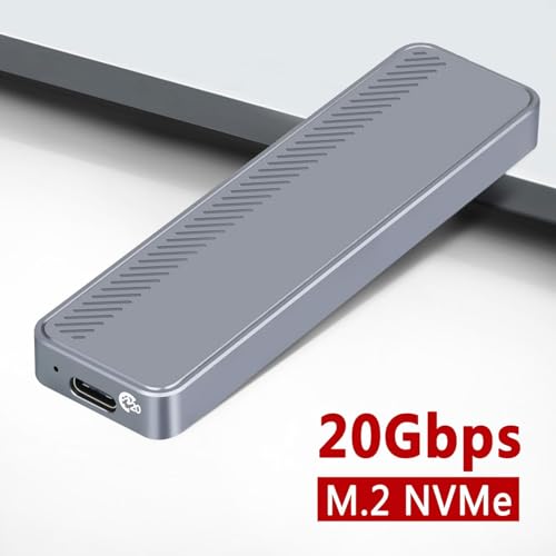 Gabinete M.2 NVMe SSD USB 3.2 Gen 2 Type C miniatura 4