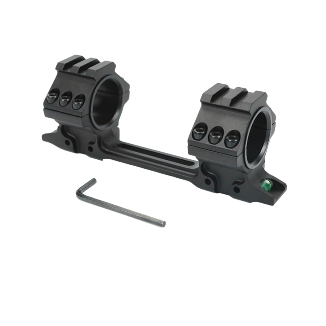 Táctico 25.4 / 30MM Doble Anillo Cantilever Pesado Alcance de Vista Montaje con Nivel de Burbuja montado en el riel de 11MM